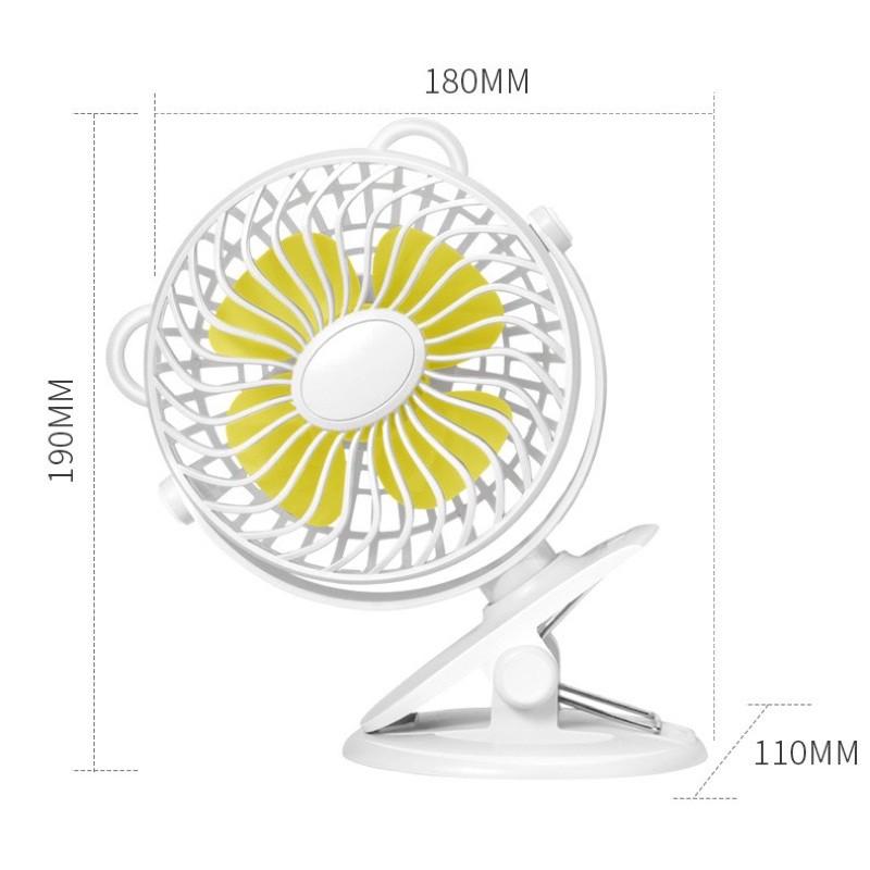 ［BJ商城］台灣現貨🇹🇼2022新款新款多功能桌面夾扇 迷你學生宿舍小風扇靜音usb大風力辦公桌夾扇-細節圖4