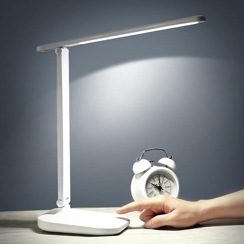 [BJ商城］台灣現貨🇹🇼創意學生護眼折疊Led檯燈 兒童宿舍學習燈 臥室閱讀無線充電檯燈-細節圖5