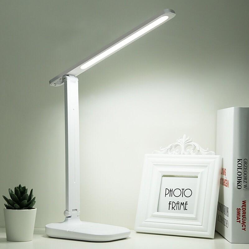 [BJ商城］台灣現貨🇹🇼創意學生護眼折疊Led檯燈 兒童宿舍學習燈 臥室閱讀無線充電檯燈-細節圖6