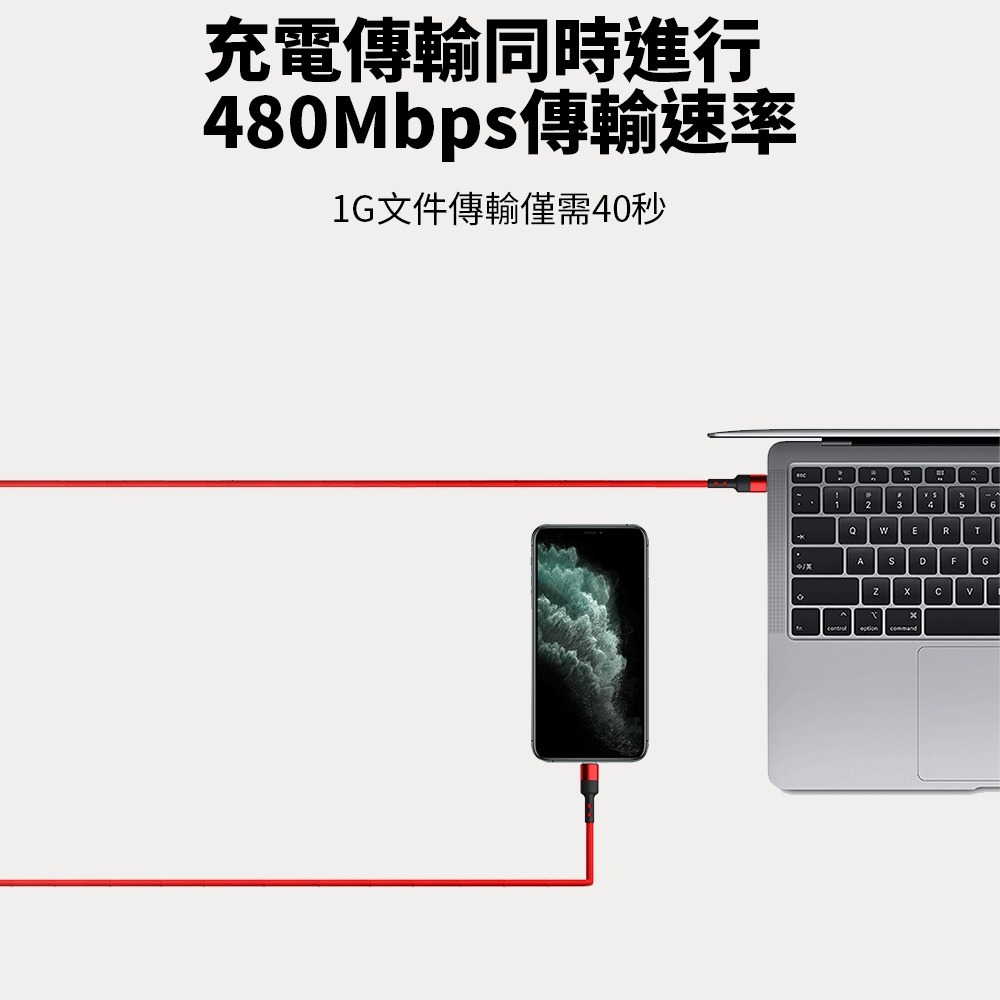 定余數位裝置 Iphone  充電線 數據線 傳輸線 快充線 PD  Type-C 蘋果 27W 快充 手機充電線-細節圖4