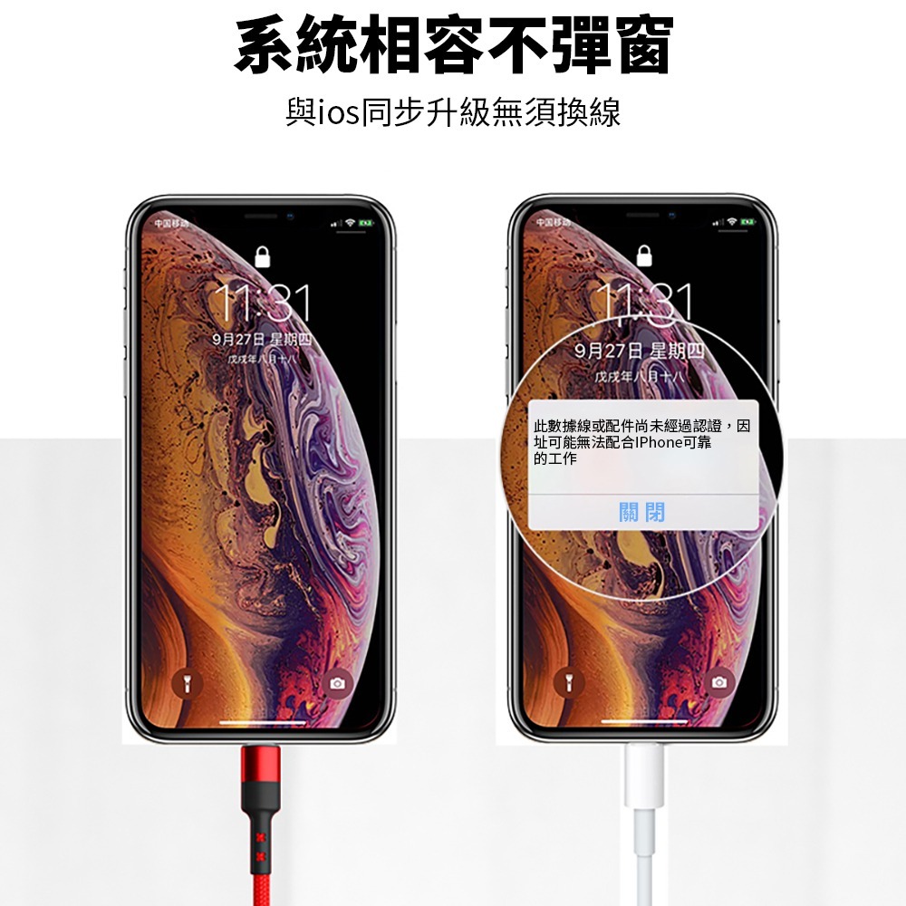 定余數位裝置 Iphone  充電線 數據線 傳輸線 快充線 PD  Type-C 蘋果 27W 快充 手機充電線-細節圖8