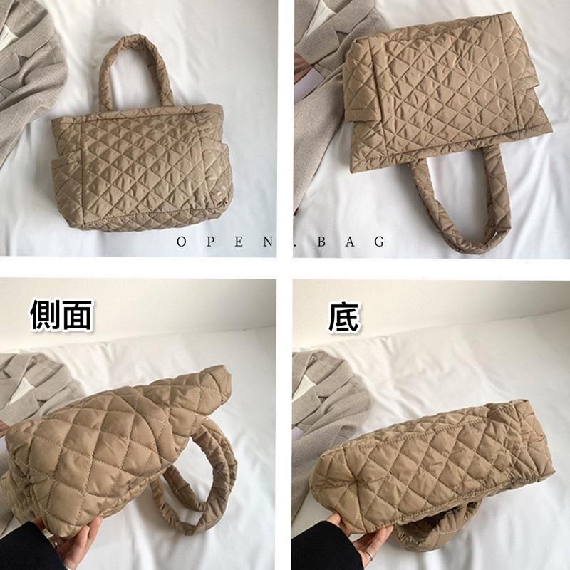 大容量超輕雲朵感空氣感菱紋托特包 1684#-細節圖5