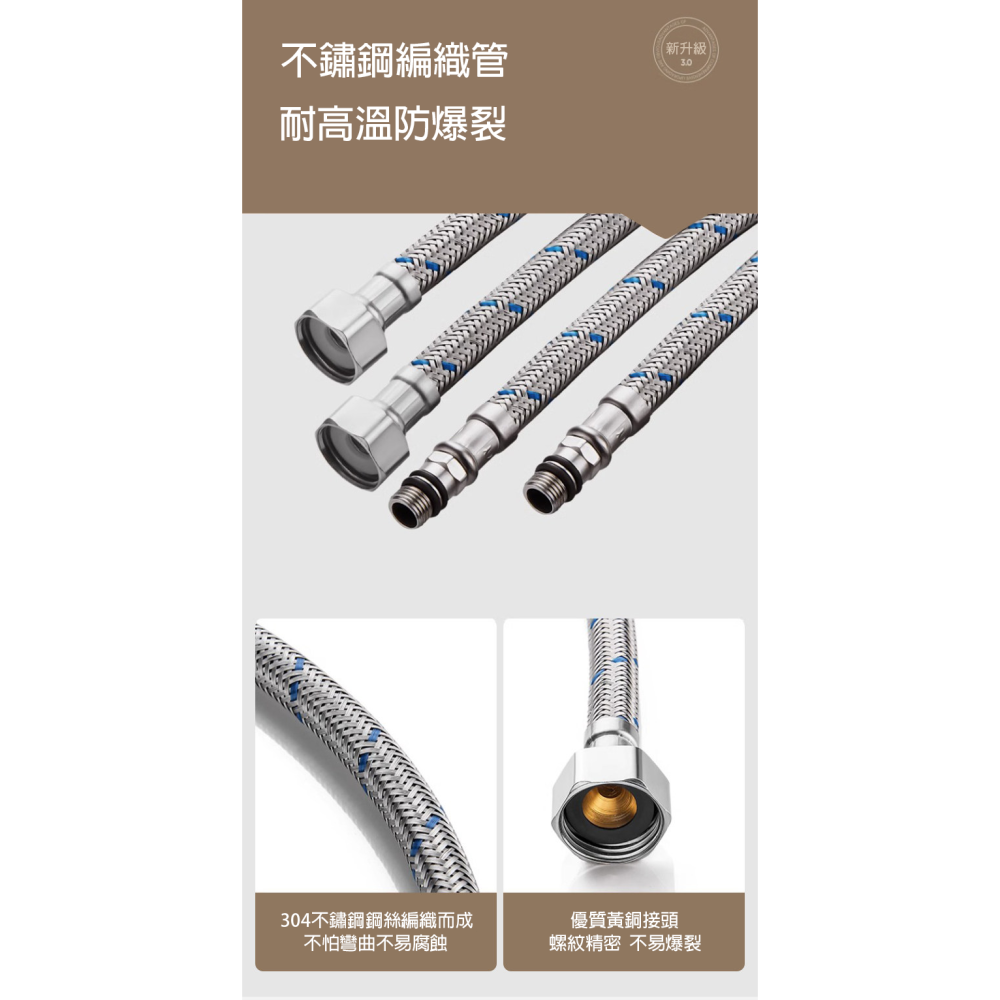 【水鈺五金鋪】高質感水龍頭 銀黑灰三色 不鏽鋼水龍頭 冷熱水龍頭 單孔面盆龍頭 洗手檯水龍頭 浴室水龍頭 洗臉簡易水龍頭-細節圖6