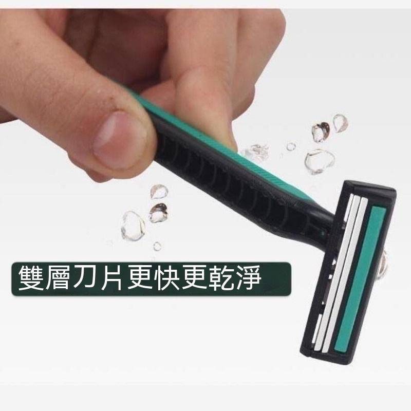 *真正不銹鋼*獨立包裝刮鬍刀  拋棄刮鬍刀 一次性刮鬍刀 雙層刮鬍刀 剃鬍刀 括鬍刀 剃刀刮鬍刀 男士刮鬍刀{巷仔口}-細節圖2