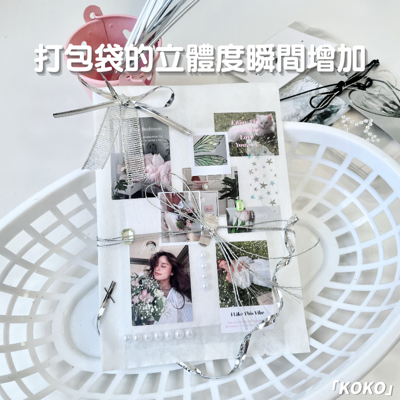 銀色扎絲帶-細節圖2