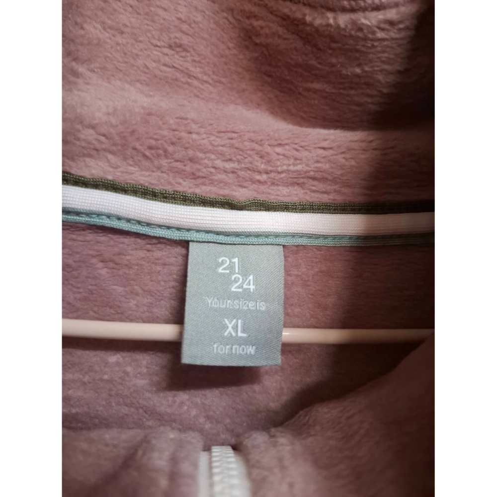 全新 現貨 轉售 台灣製 2124 CLOUD刷毛運動服 粉色上衣 2XL可穿! 超級保暖!請詳閱細項-細節圖5