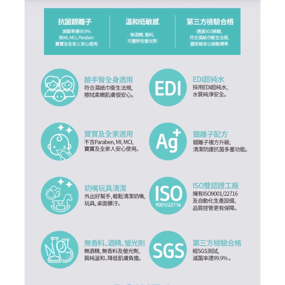 🍃艾多美 ATOMY銀離子柔濕巾-80抽  如需買2箱 請分開下單2次-細節圖3