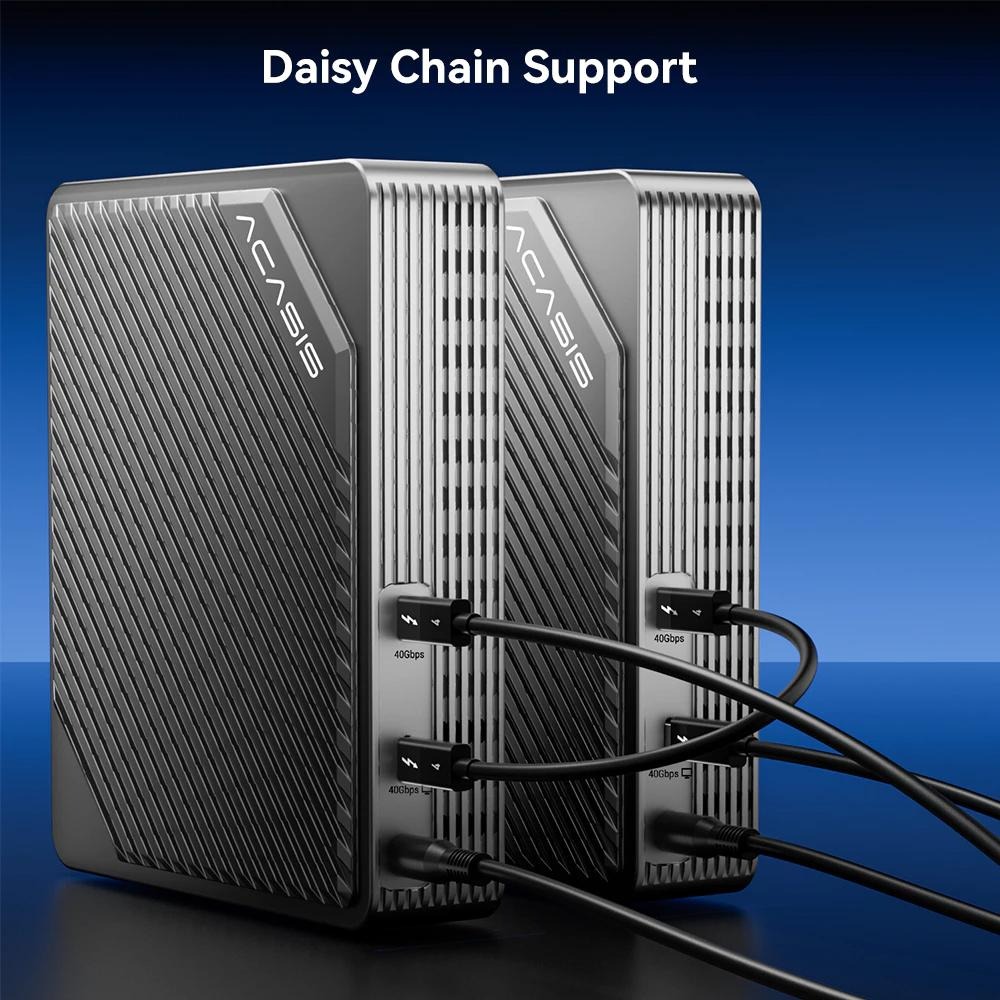 ACASIS Thunderbolt4｜40Gpbs｜4-Bays RAID M.2 NVMe SSD Dock-細節圖9