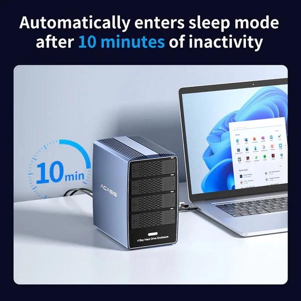 ACASIS SATA to USB 3.0 | 2.5/3.5 inch | SAS 4-Bays Enclosure-細節圖2