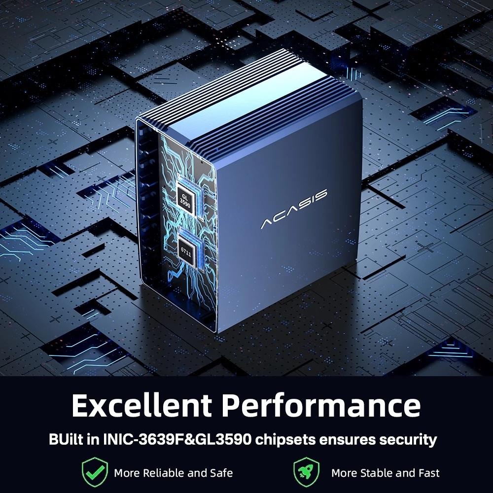 ACASIS SATA to USB 3.0 | 2.5/3.5 inch | SAS 4-Bays Enclosure-細節圖6