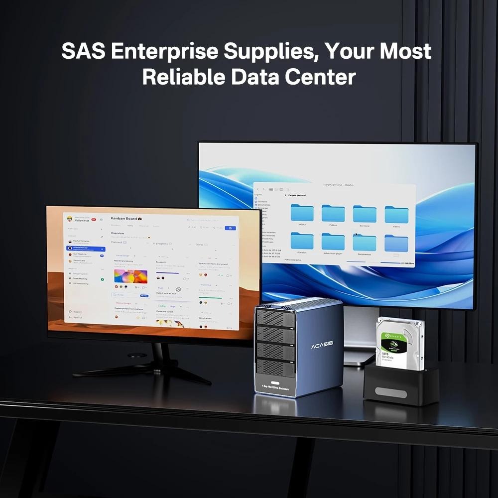 ACASIS SATA to USB 3.0 | 2.5/3.5 inch | SAS 4-Bays Enclosure-細節圖7