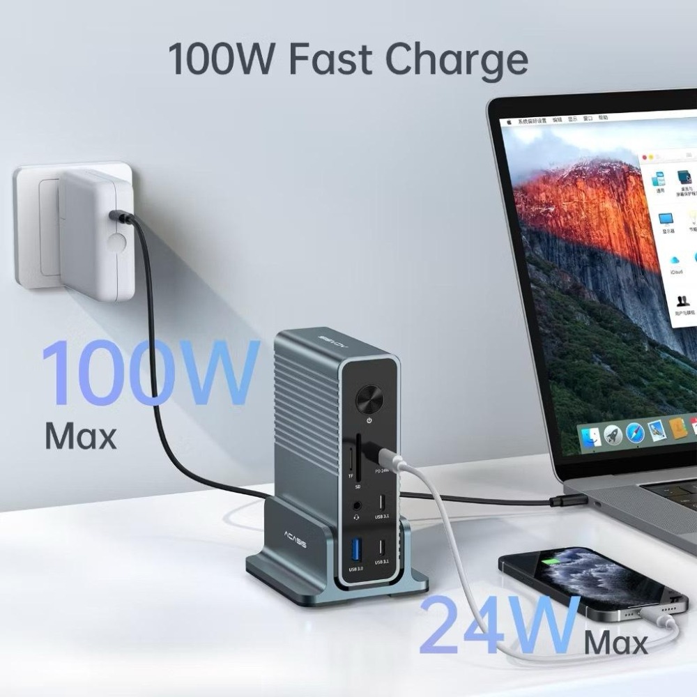 ICANSTron 15 in 1 USB-C Dock 4K60hz｜HDMI/DP-細節圖5