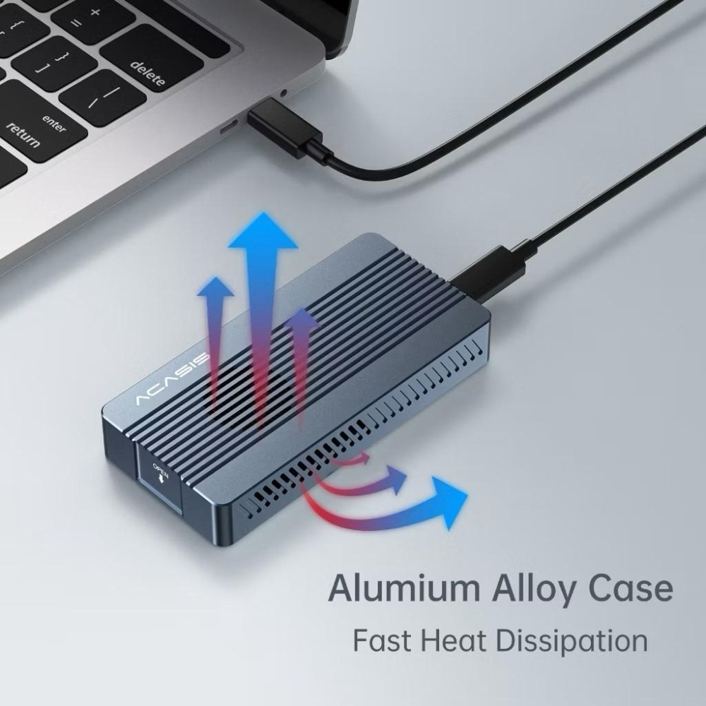 ICANSTron Thunderbolt 4 硬碟盒 40Gbps USB4 M.2 NVMe 外接盒 擴充-細節圖3