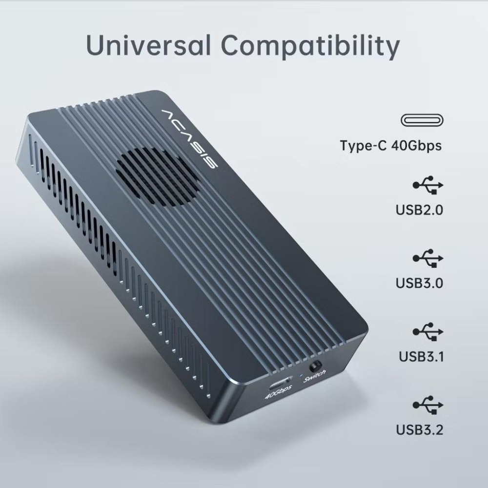 ICANSTron Thunderbolt 4 硬碟盒 40Gbps USB4 M.2 NVMe 外接盒 擴充-細節圖5