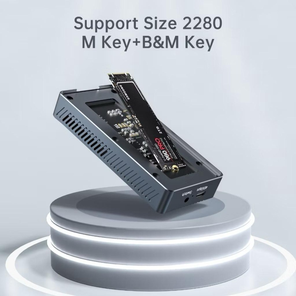 ICANSTron Thunderbolt 4 硬碟盒 40Gbps USB4 M.2 NVMe 外接盒 擴充-細節圖7