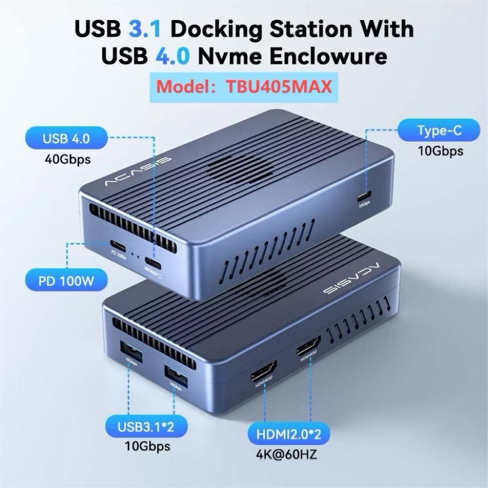 ACASIS Thunderbolt4 | 40Gbps | M.2 NVME SSD-細節圖8