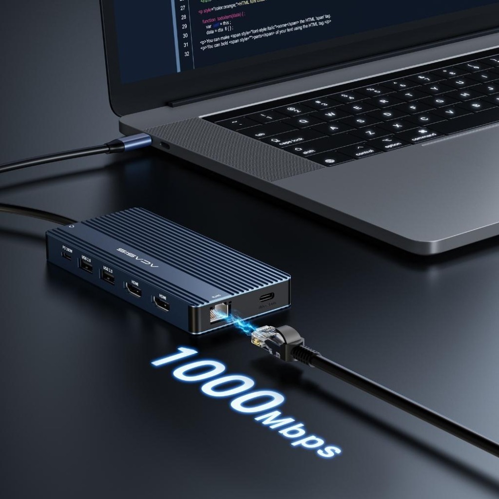 ICANSTron 14合1 擴充塢 4K60Hz HDMI/DP 筆電集線器 Hub 轉接頭-細節圖8