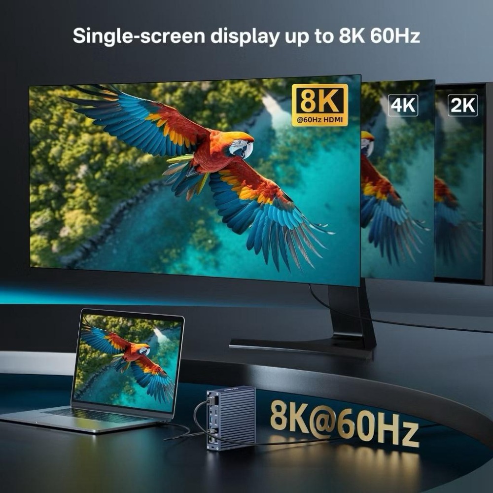 ACASIS Thunderbolt4 Dock｜USB4.0｜21 in 1｜90W charging-細節圖5