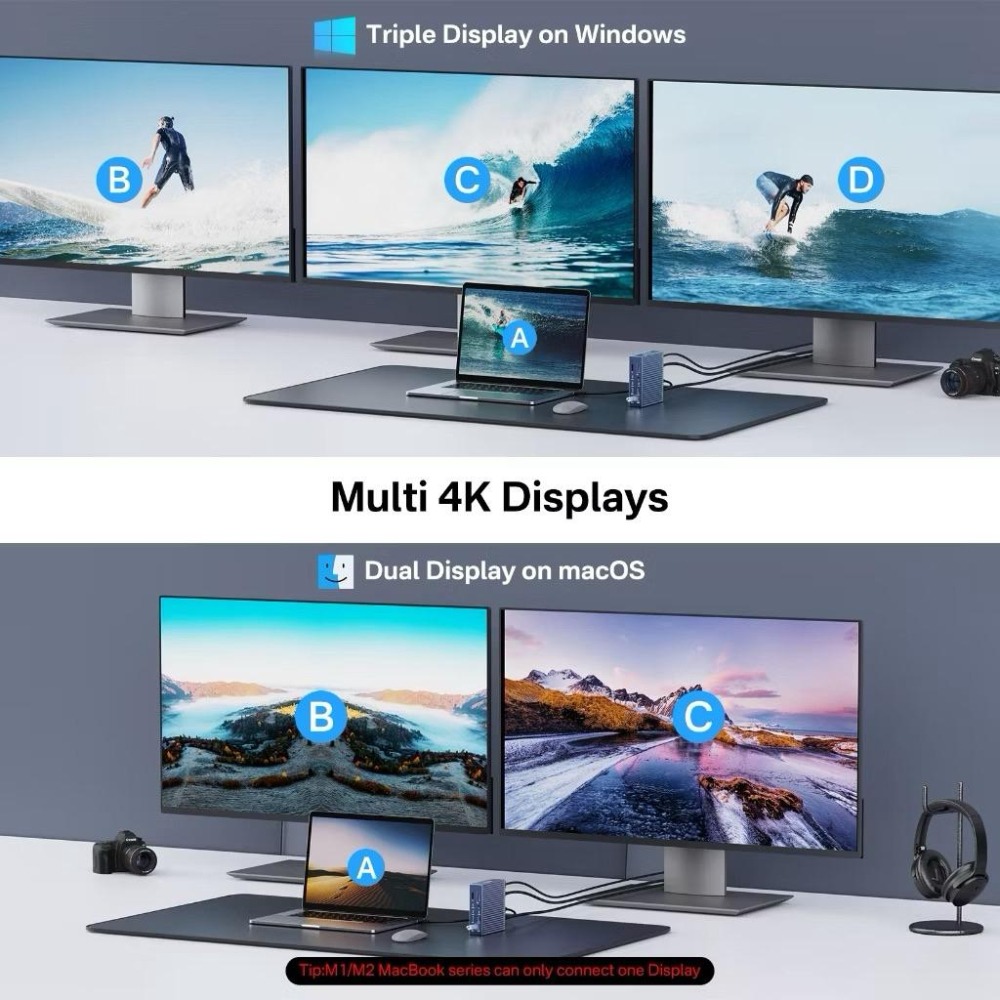 ACASIS Thunderbolt4 Dock｜USB4.0｜21 in 1｜90W charging-細節圖6