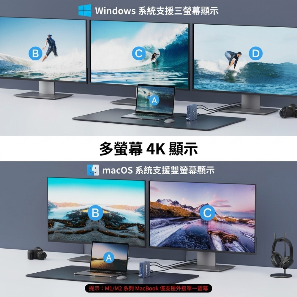 【ICANSTron】Thunderbolt 4 擴充底座 USB4 支援 90W 充電 | 現貨 附發票 保固-細節圖4