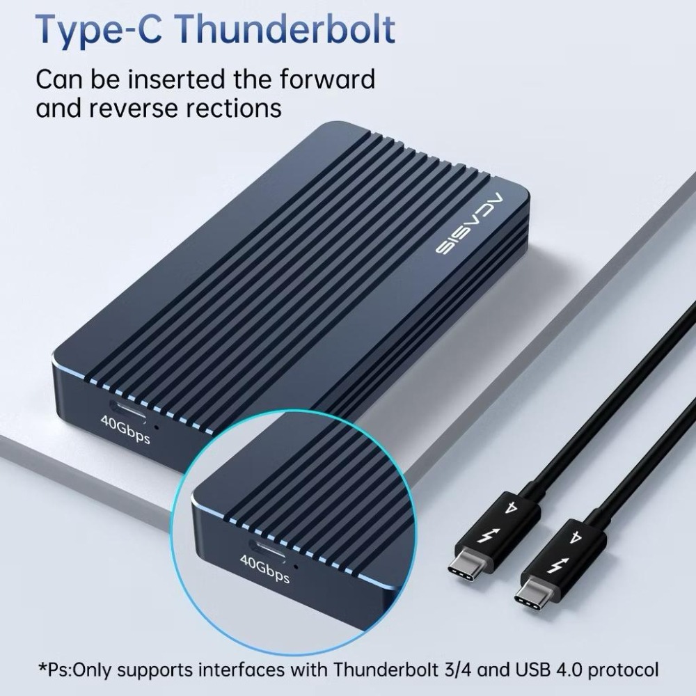 ACASIS Thunderbolt3｜USB4.0｜40Gbps｜M.2 NVME SSD-細節圖6