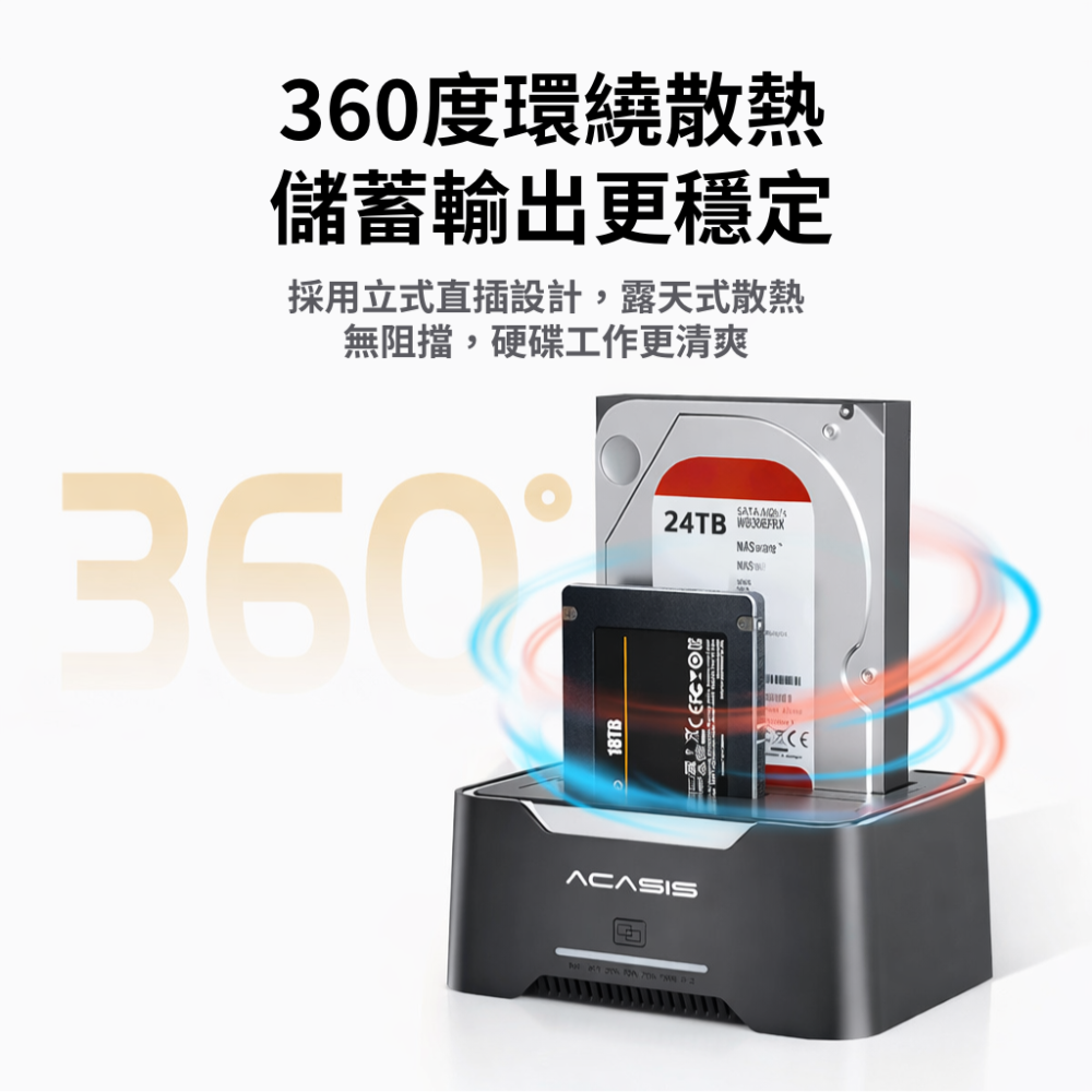 ICANSTron 硬碟對拷機 2.5/3.5吋 SATA 離線克隆 硬碟座 HDD/SSD-細節圖4
