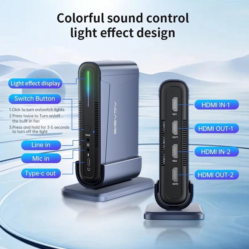 ACASIS 2-Way HDMI 4K/2K/1080p@60Hz | Streaming-細節圖8