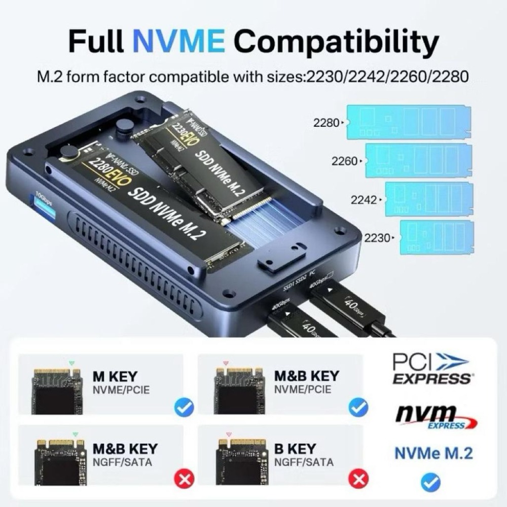 ACASIS Thunderbolt4｜40Gbps｜M.2 NVME SSD-細節圖8