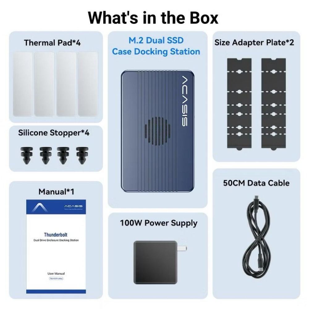 ACASIS Thunderbolt4｜40Gbps｜M.2 NVME SSD-細節圖9
