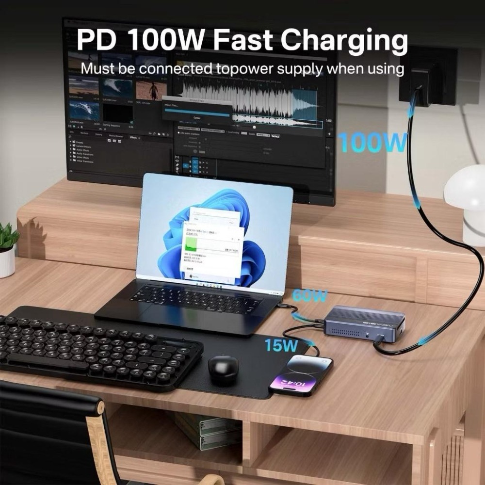 ICANSTron Thunderbolt 4 硬碟盒 40Gbps M.2 NVMe SSD 擴充外接盒-細節圖7
