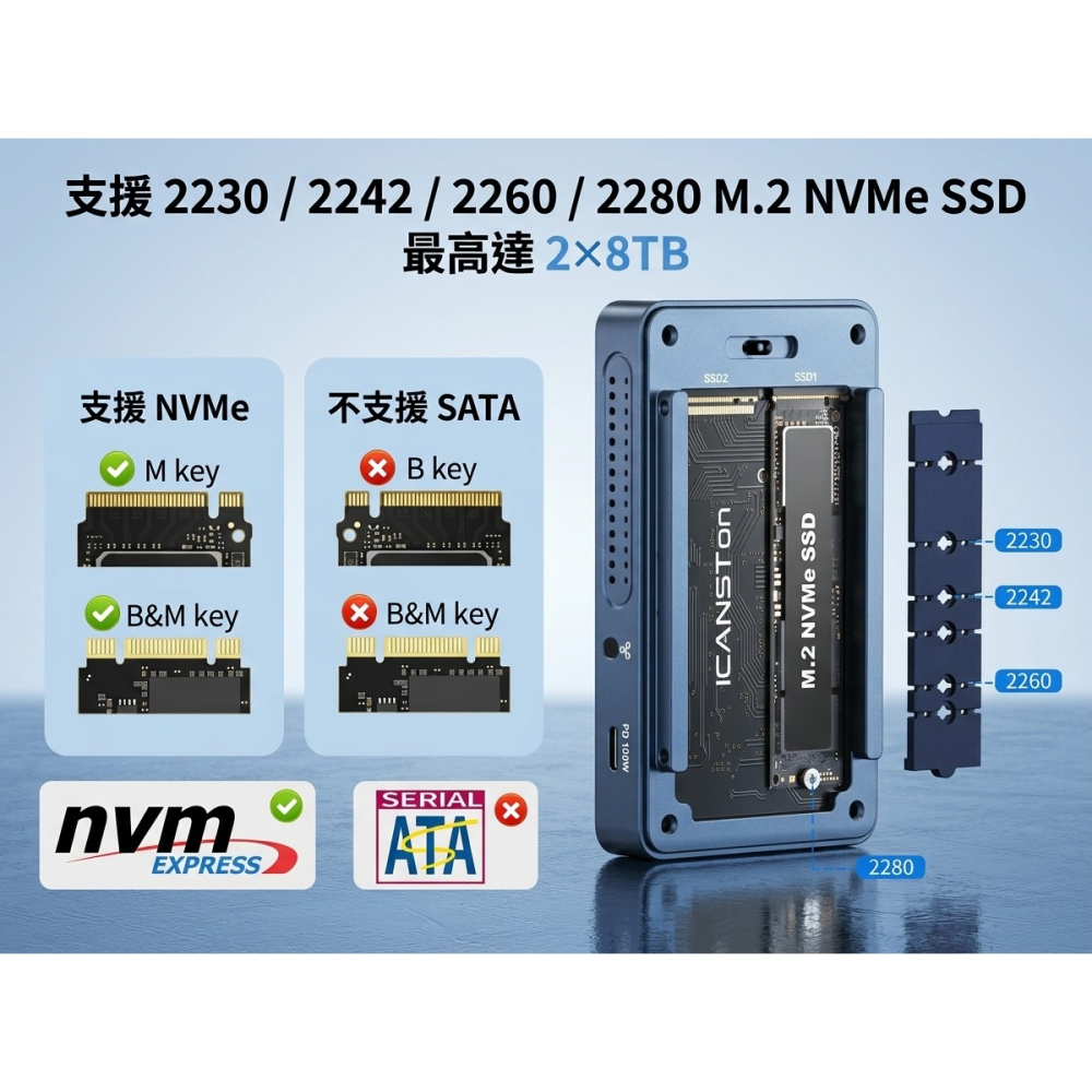【ICANSTron】Thunderbolt 4 硬碟盒 40Gbps M.2 NVMe SSD 擴充外接盒 | 現貨-細節圖10