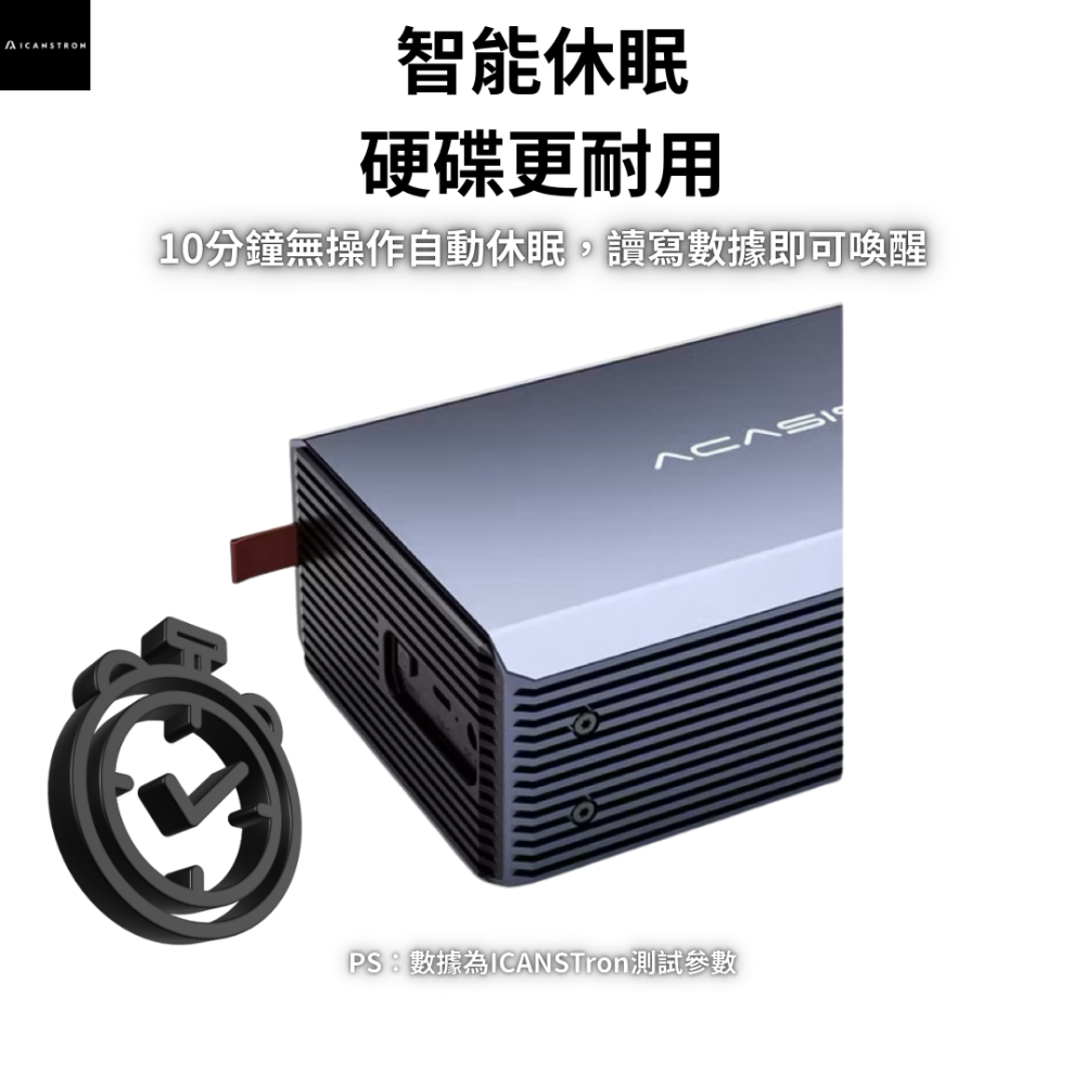ICANSTron 3.5吋 雙槽硬碟盒 RAID 陣列盒 SATA 擴充 48TB 備份-細節圖6