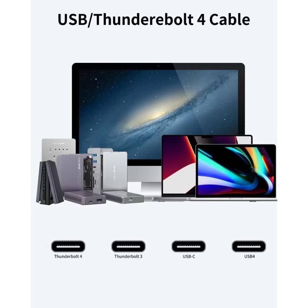 ICANSTron Thunderbolt4 cable｜USB4｜40Gbps PD100｜8K60hz-細節圖7
