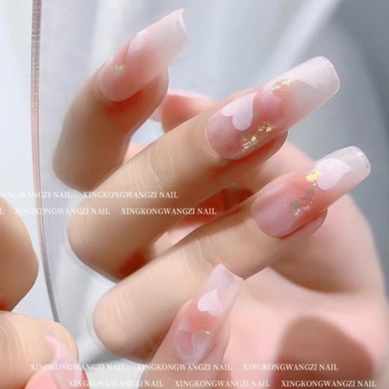 美甲噴繪貼紙 噴槍鏤空模板貼 法式微笑線愛心蝴蝶星星噴繪指甲貼紙-細節圖6