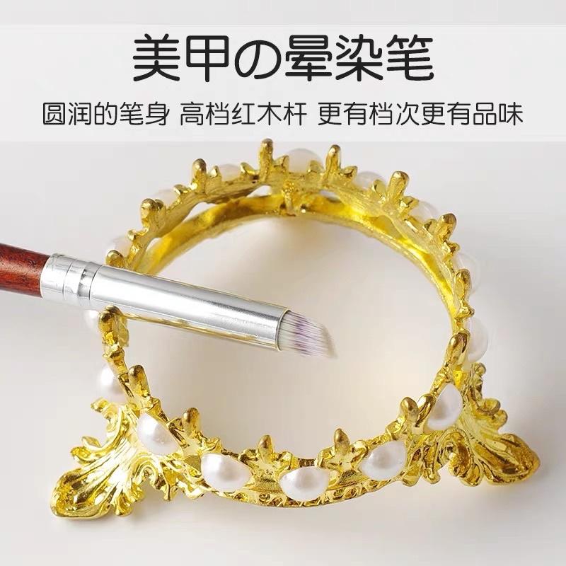 美甲漸變筆 暈染筆 暈染刷 繪花戳戳筆 光療彩繪筆-細節圖3