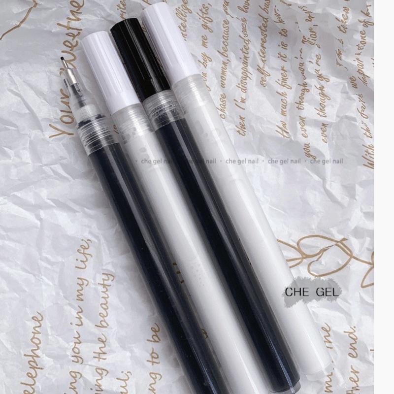 日式新款美甲速乾彩繪塗鴉筆 一筆上色 遮蓋力強 便攜易操作 指甲繪花工具 彩繪筆 美甲塗鴉筆-細節圖7