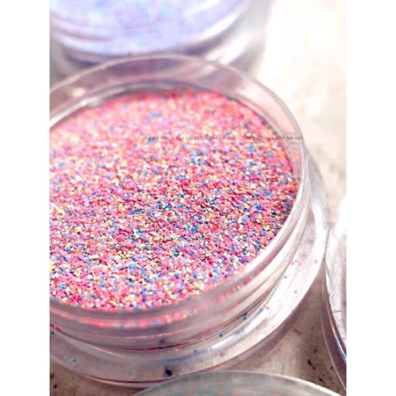 美甲爆款秋冬美甲針織毛呢粉呢絨粉 復古百搭立體格紋閃粉指甲裝飾-細節圖4