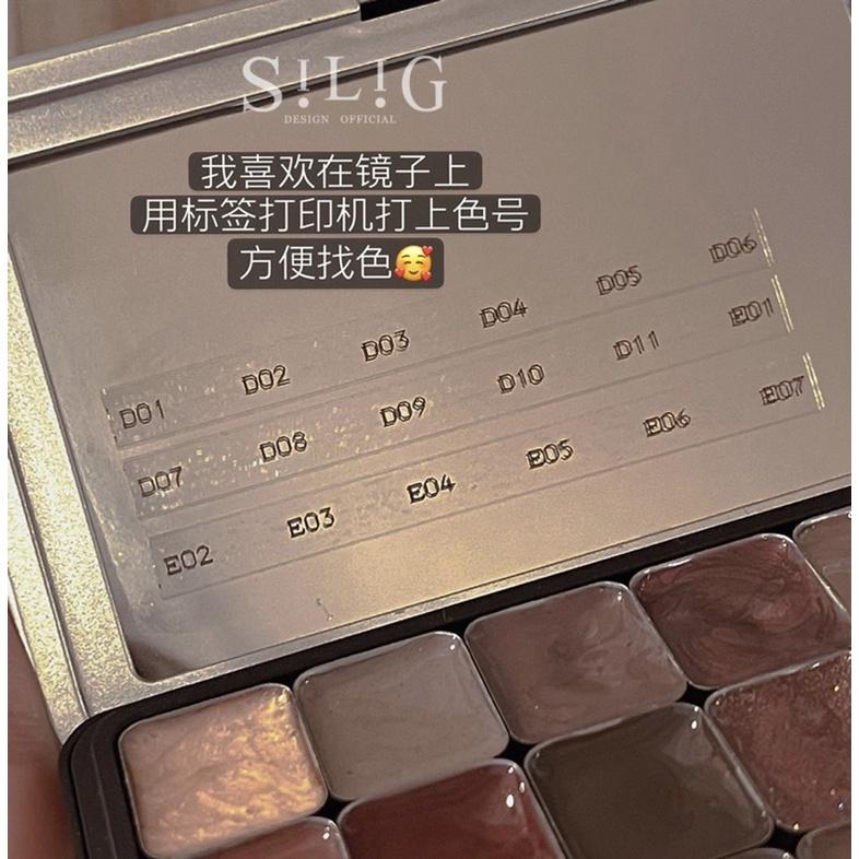 美甲高顏值磨砂黑調色盤 凝膠分裝盒 磁吸式分裝盒 懶人調色盤 亮片調色盤 閃粉-細節圖6