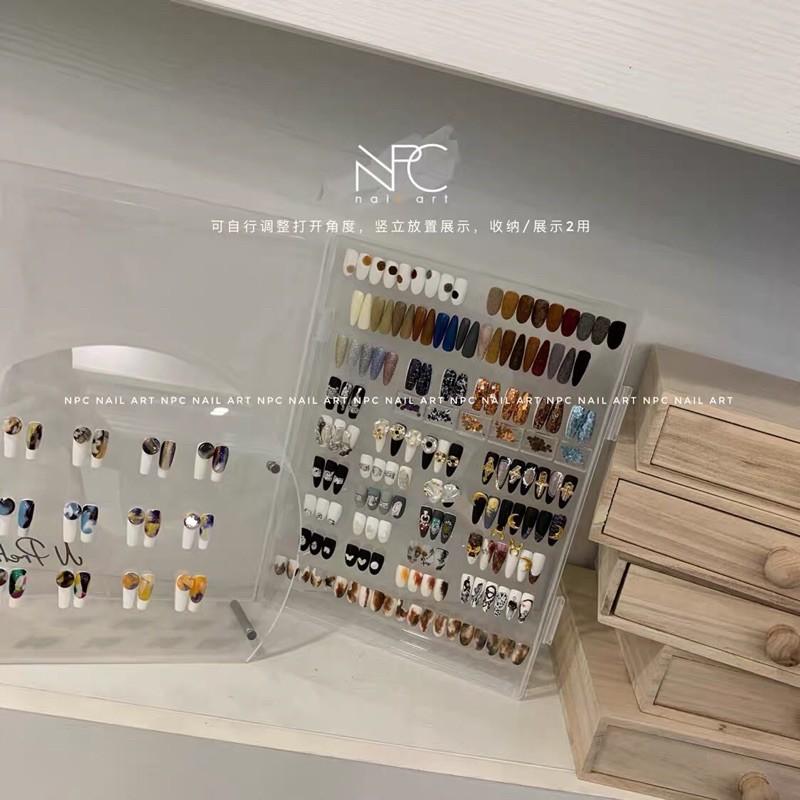 NPC獨家 拯救混亂 實用甲片防塵收納展示 大尺寸半透美甲收納工具 穿戴甲收納-細節圖2