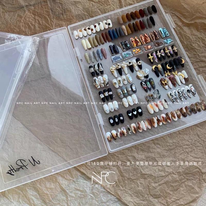 NPC獨家 拯救混亂 實用甲片防塵收納展示 大尺寸半透美甲收納工具 穿戴甲收納-細節圖4