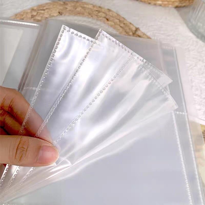 美甲飾品收納貼紙展示本 新款透明磨砂相冊 整理便攜指甲工具-細節圖3