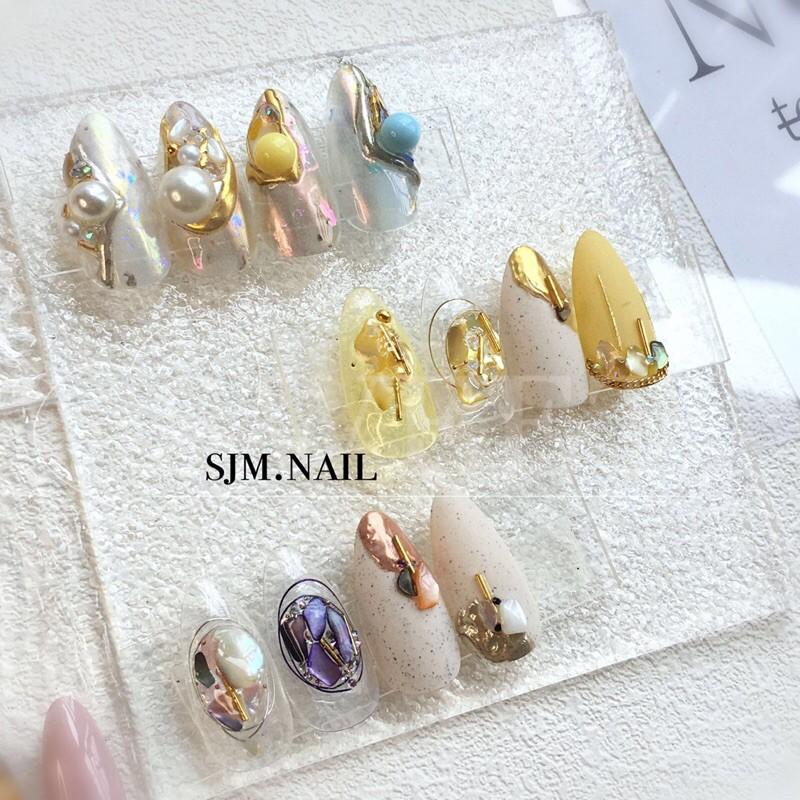 美甲拍照道具 日式美甲作品展示板 水波紋水滴紋冰塊紋-細節圖2