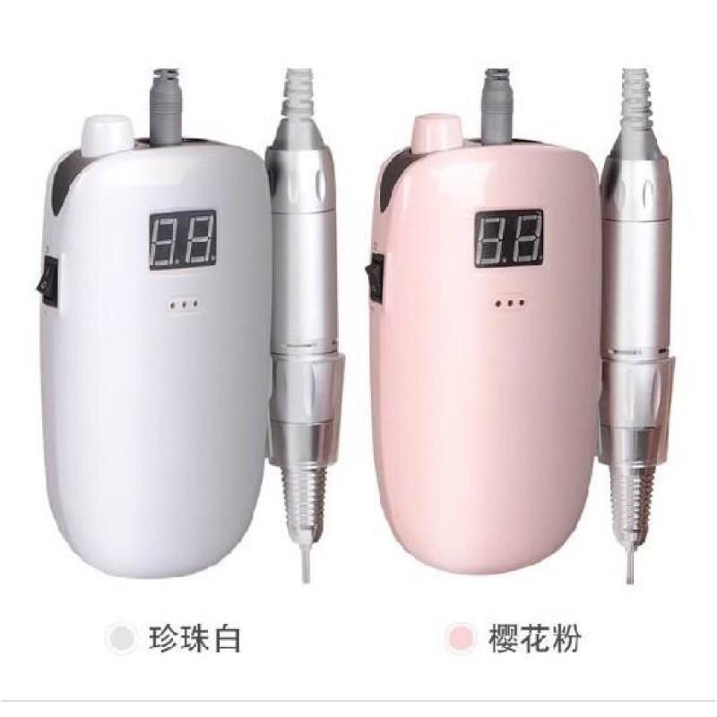 最新 ♥︎ 無線充電美甲磨甲機卸甲機35000轉 美甲保養用具 無線充電式蓄電攜帶方便 陶瓷磨頭-細節圖4