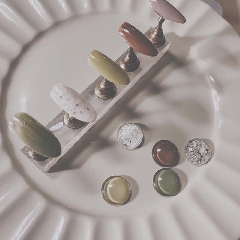 日式美甲高透豆豆色卡 油膠展示卡-細節圖5
