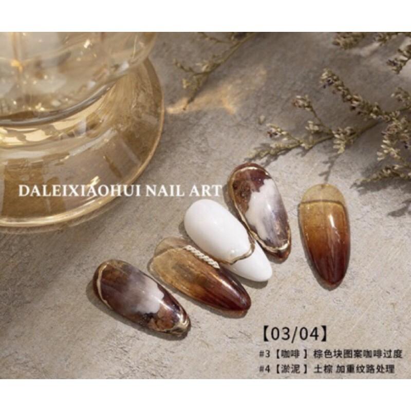 E7UNII玳瑁琥珀美甲膠 2020秋冬新款流行顯白甲油膠-細節圖7