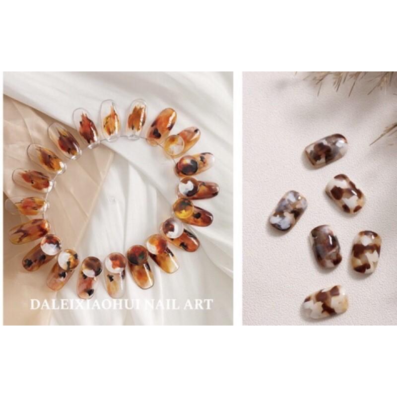 E7UNII玳瑁琥珀美甲膠 2020秋冬新款流行顯白甲油膠-細節圖9