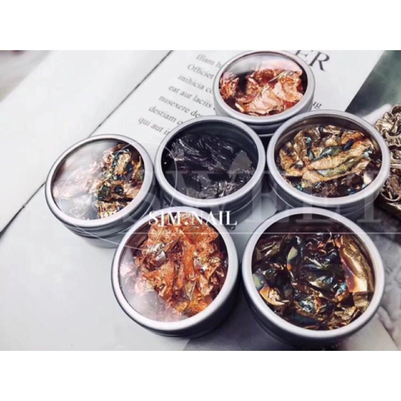 美甲飾品收納盒 分裝飾品小鋁盒 開天窗鋁盒-細節圖6