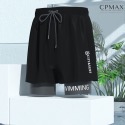 CPMAX 雙層防護游泳褲 防尷尬平角泳褲 帶內襯 泡溫泉款 專業游泳裝備 泳褲 男生 泳褲男 四角泳褲【M70】-規格圖9