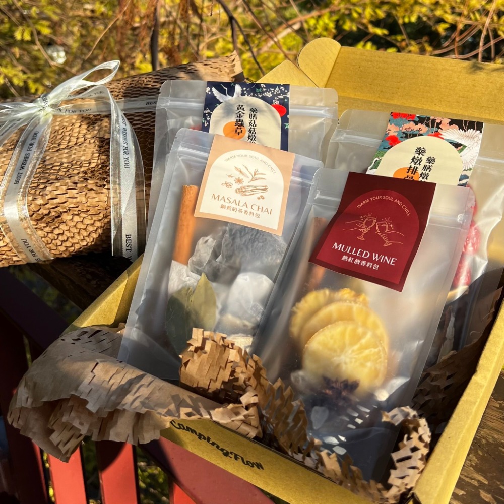 明星商品禮盒組🌟熱紅酒🍷、鍋煮奶茶🥤、藥燉排骨、黃金蟲草香菇雞湯包-規格圖5