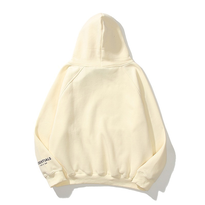 ESSENTIALS 立體字母帽T(加絨內裏) 刷毛連帽衛衣 男女長袖上衣 情侶衣服-細節圖7